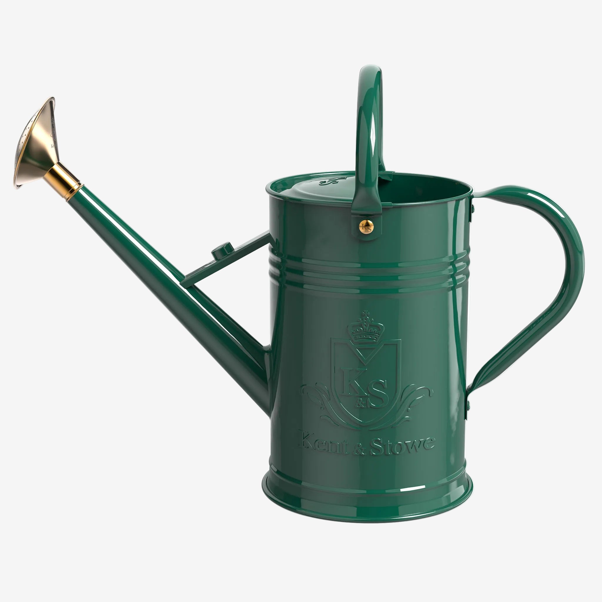 Jerry 鵜飼　ストレンジャー　Watering the Garden Kent & Stowe Metal Watering Can 9L Forest Green - Watering