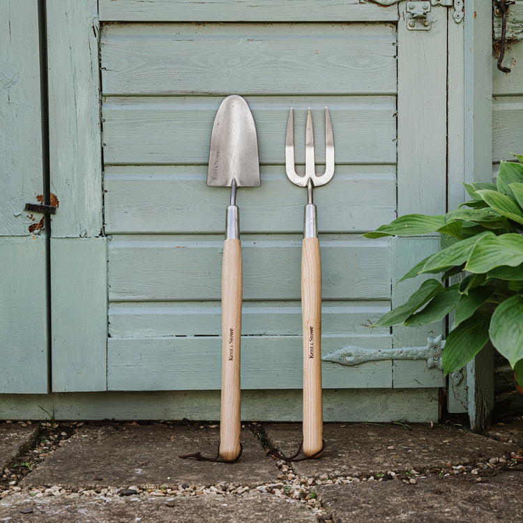 Kent & Stowe Stainless Steel Border Hand Trowel & Fork Set