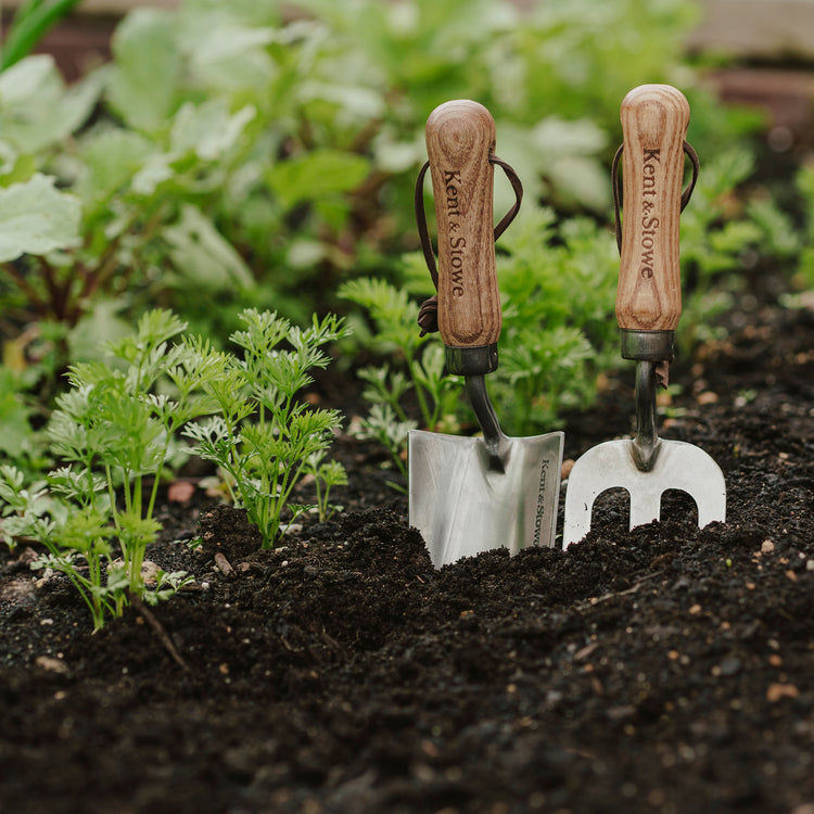 Kent & Stowe Garden Life Stainless Steel Hand Trowel & Fork Set