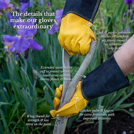 Kent & Stowe Luxury Gauntlet Gloves - Medium