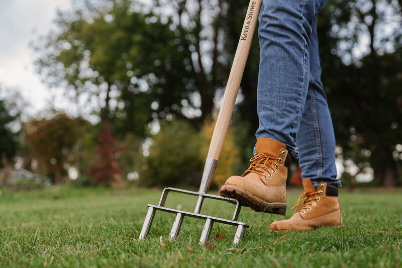 lawn aerating march gardening jobs