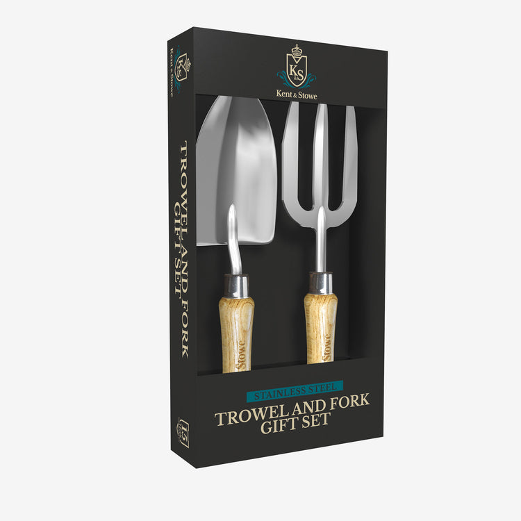 Kent & Stowe Stainless Steel Hand Trowel & Fork Gift Set