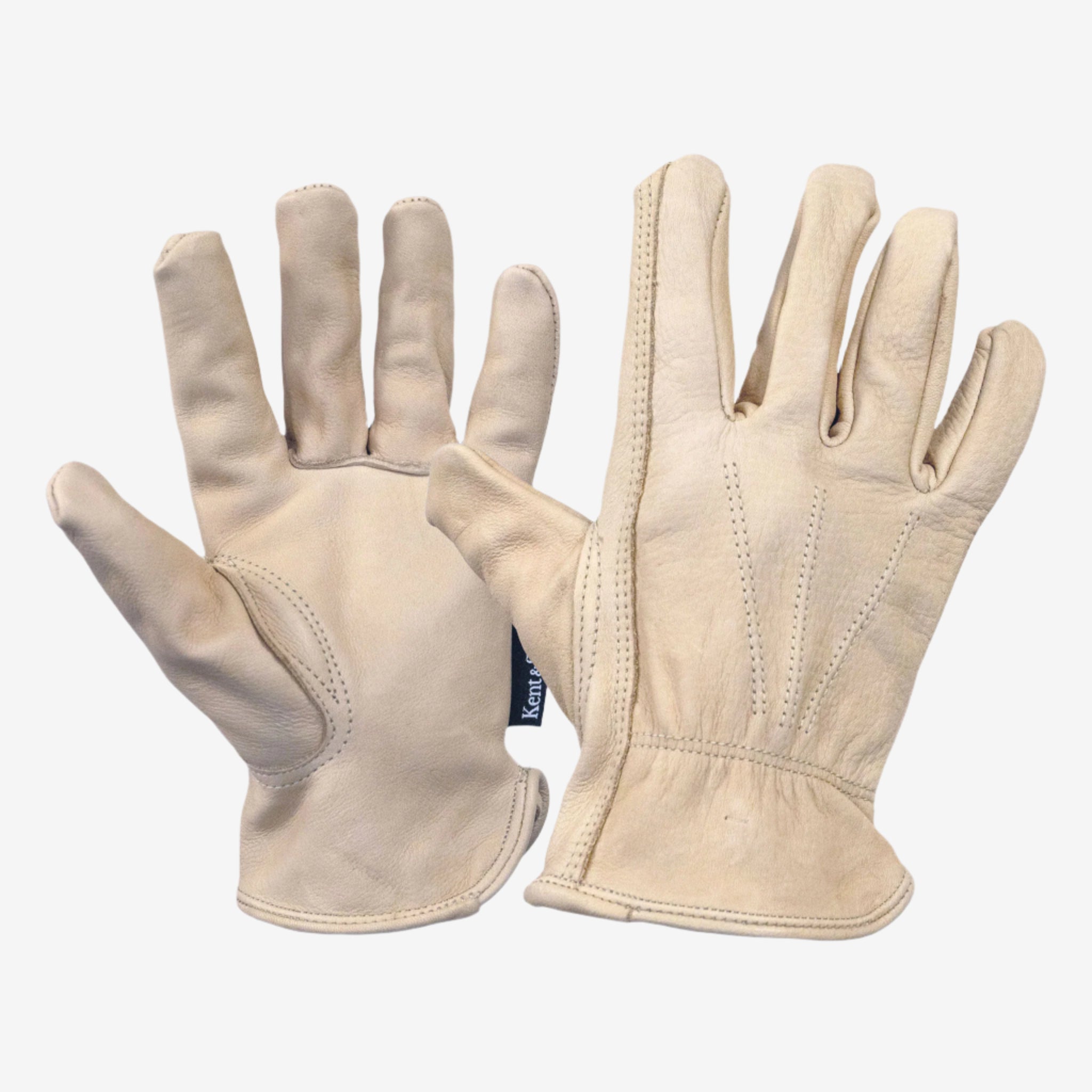 Kent & Stowe Luxury Leather Water Resistant Gloves Men's Medium