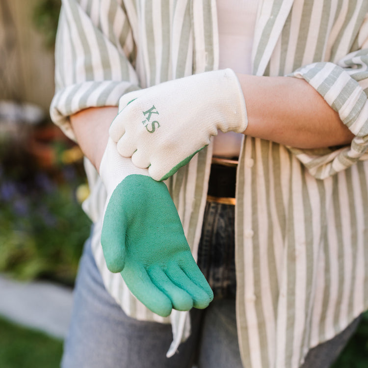 Kent & Stowe Pistachio Natural Bamboo Gloves - Small