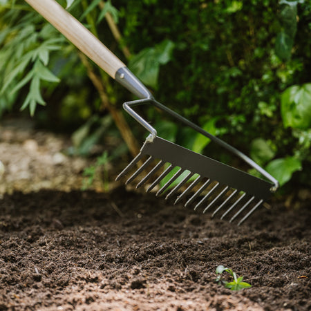 Kent & Stowe Carbon Steel Soil Rake