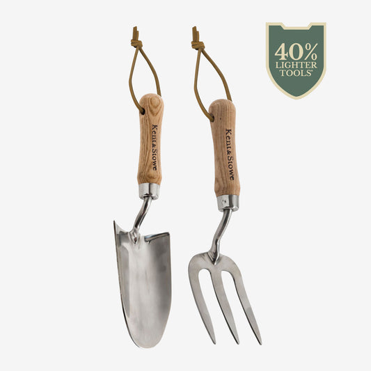 Kent & Stowe Garden Life Stainless Steel Hand Trowel & Fork Set