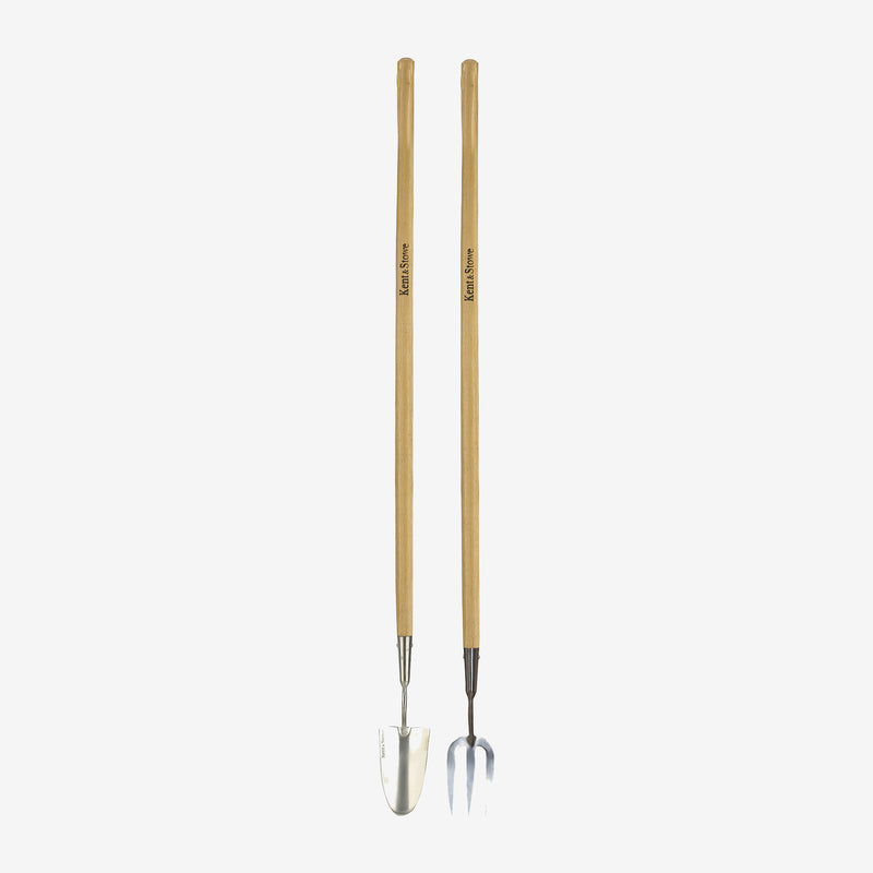 Kent & Stowe Stainless Steel Long Handled Trowel & Fork Set