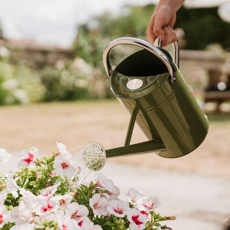 Kent & Stowe Metal Watering Can Tweed Green 4.5L