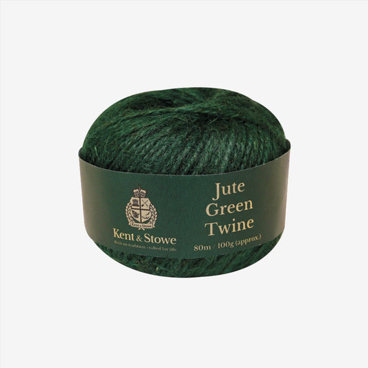 Kent & Stowe Jute Twine Green 80m in packaging