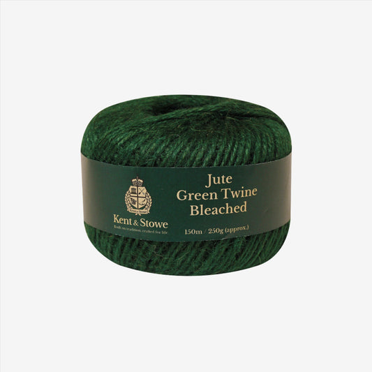 Kent & Stowe Jute Twine Bleached Green 150m