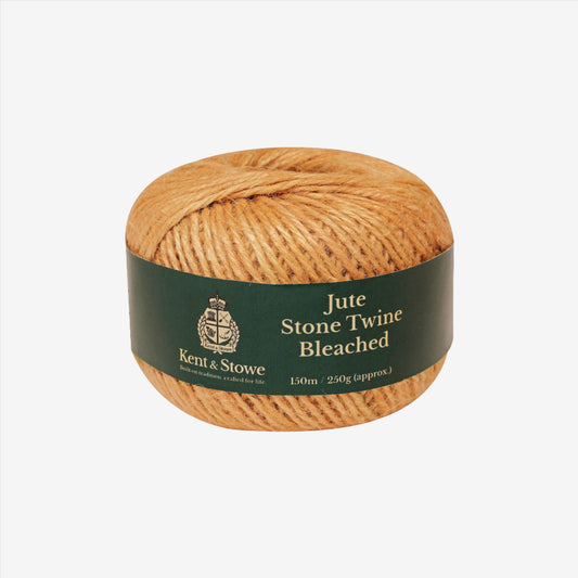 Kent & Stowe Jute Twine Bleached Stone in packaging