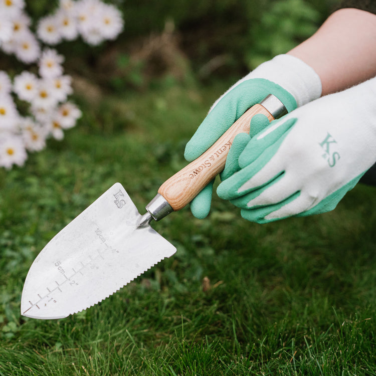 Kent & Stowe Pistachio Natural Bamboo Gloves - Small