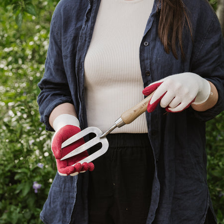 Kent & Stowe Rumba Red Natural Bamboo Gloves - Ladies Small