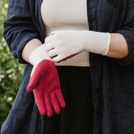 Kent & Stowe Rumba Red Natural Bamboo Gloves - Ladies Small