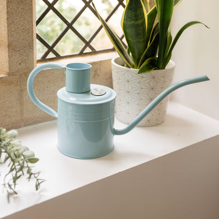 Kent & Stowe Indoor Metal Watering Can Blue Sky 1L