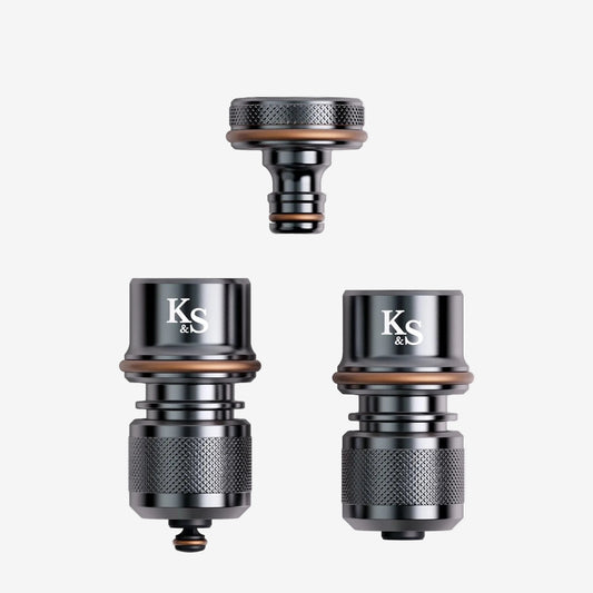 kent and stowe metal connector set for hose pipes