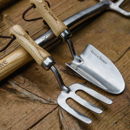 Kent & Stowe Kids Stainless Steel Hand Trowel & Fork Set
