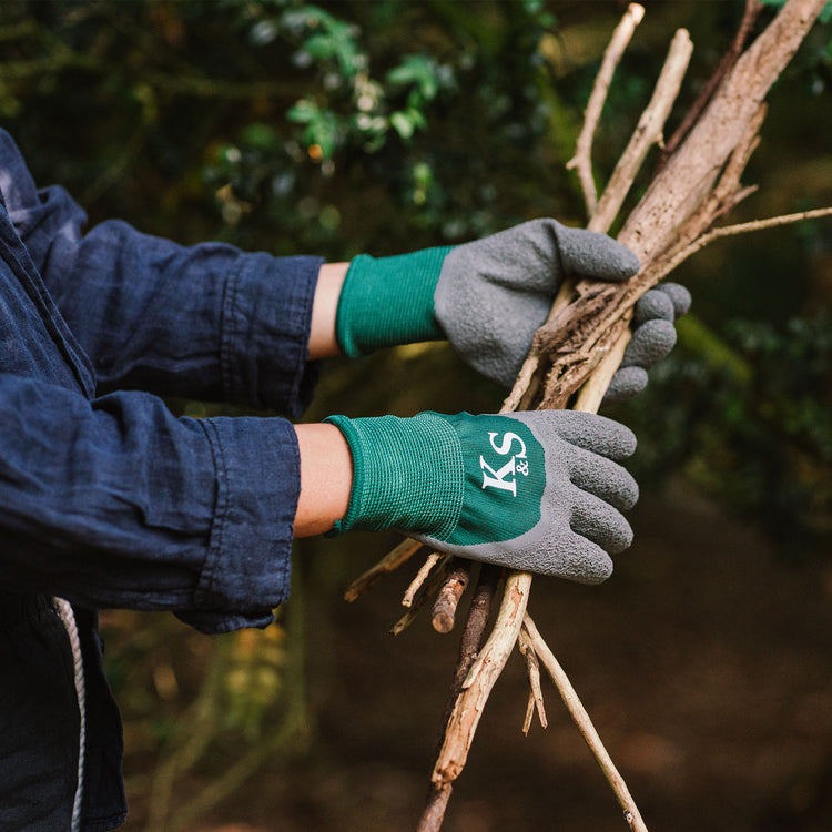 gardening gloves material Kent & Stowe All Round Grip Gloves Medium