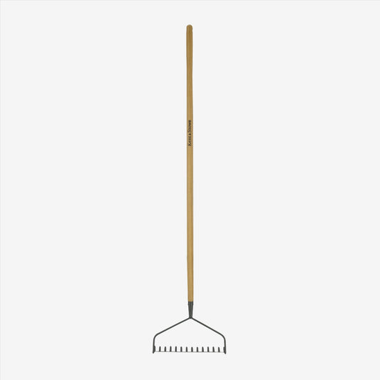 Kent & Stowe Carbon Steel Long Handled Soil Rake