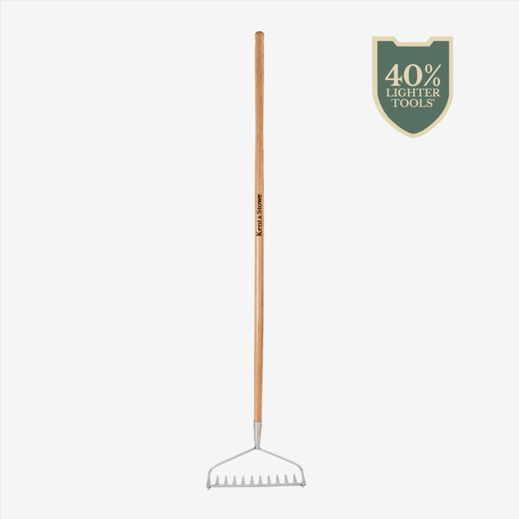 Life Rake Kent & Stowe Garden Life Soil Rake - Lightweight Tools – Kent & Stowe UK