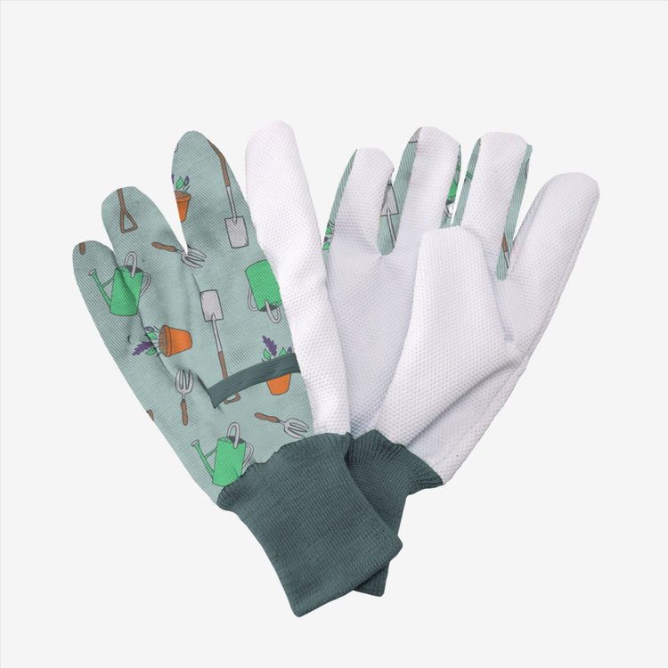 Kent & Stowe Garden Icons Cotton Gloves - Ladies Small