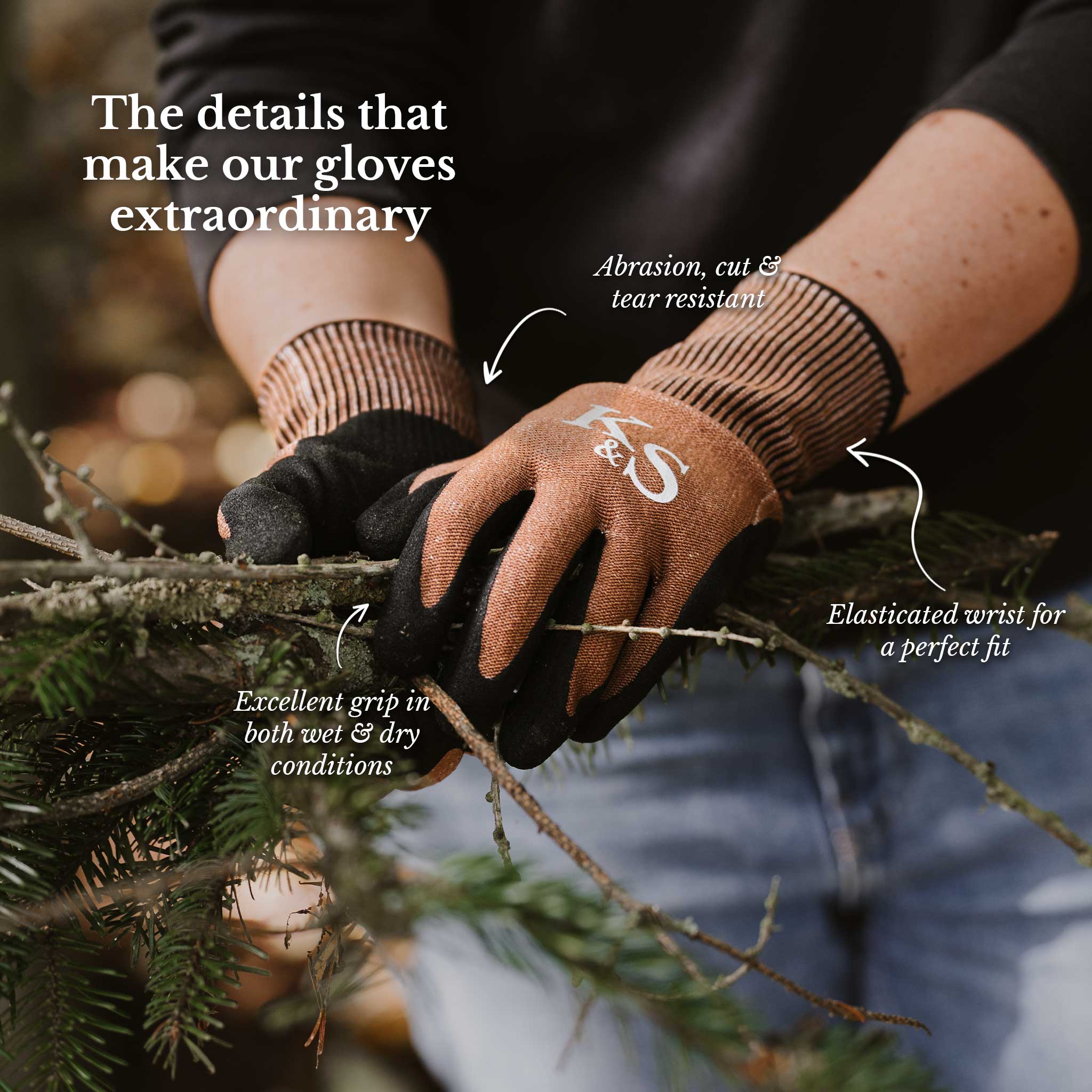 Kent & Stowe Sure & Grip All Purpose Gloves Medium - Gardening Gloves