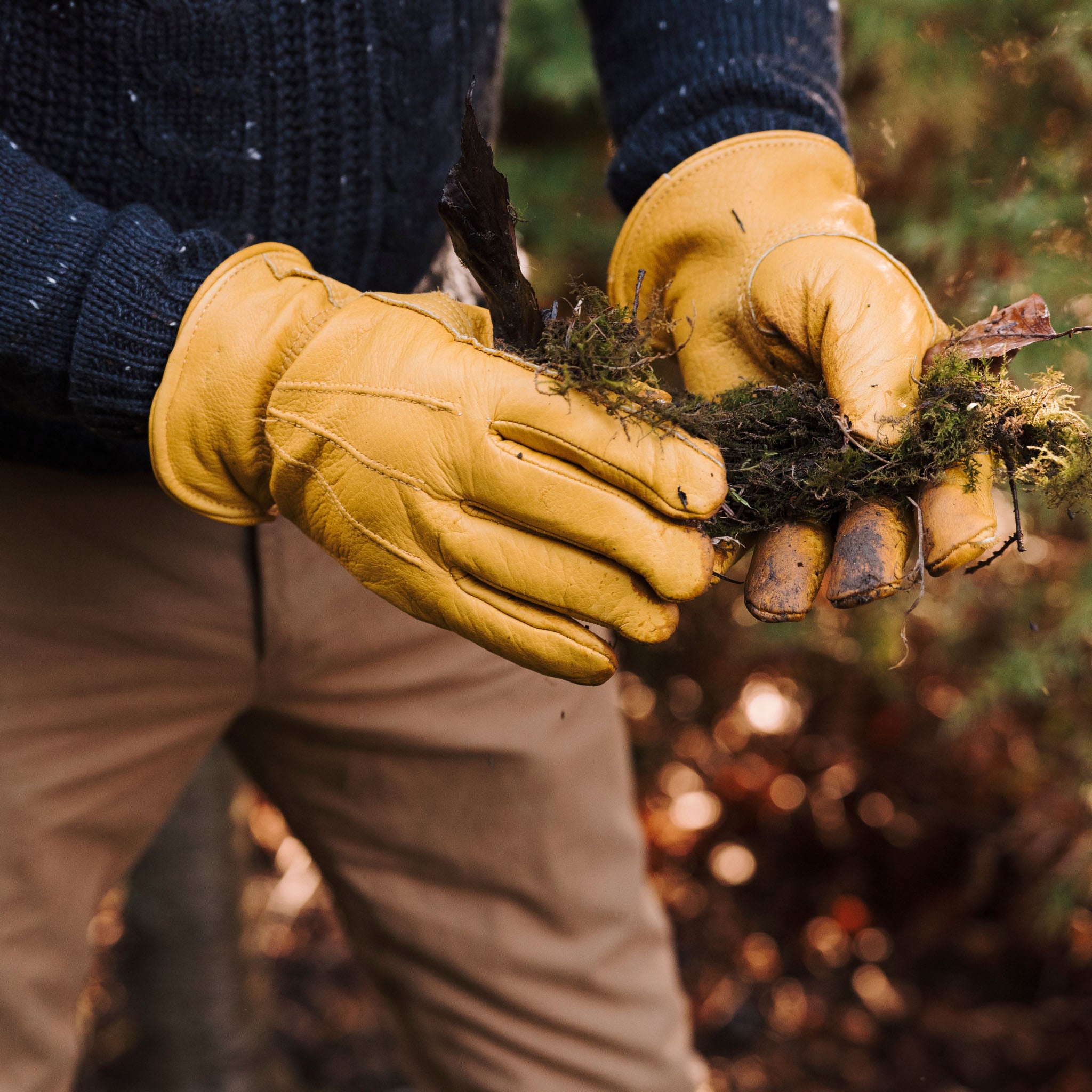 Kent & Stowe Luxury Leather Gloves Small - Gardening Gloves