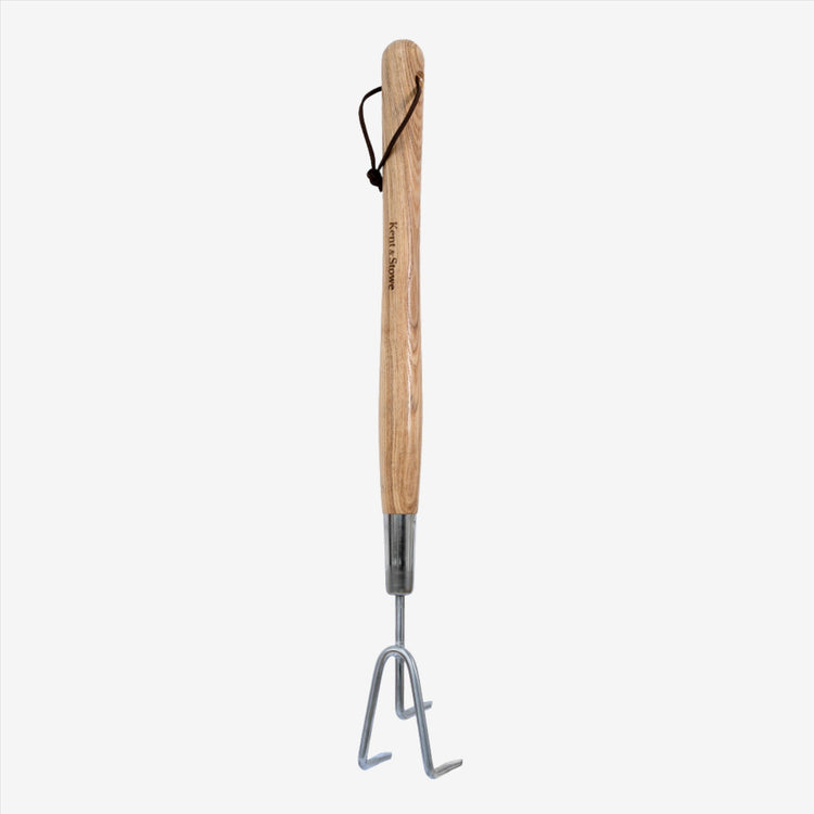 Kent & Stowe Stainless Steel Border 3 Prong Cultivator