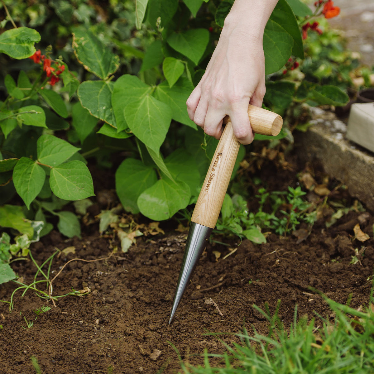 Kent & Stowe Stainless Steel Dibber - Potting & Planting