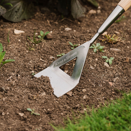 Kent & Stowe Stainless Steel Long Handled Dutch Hoe