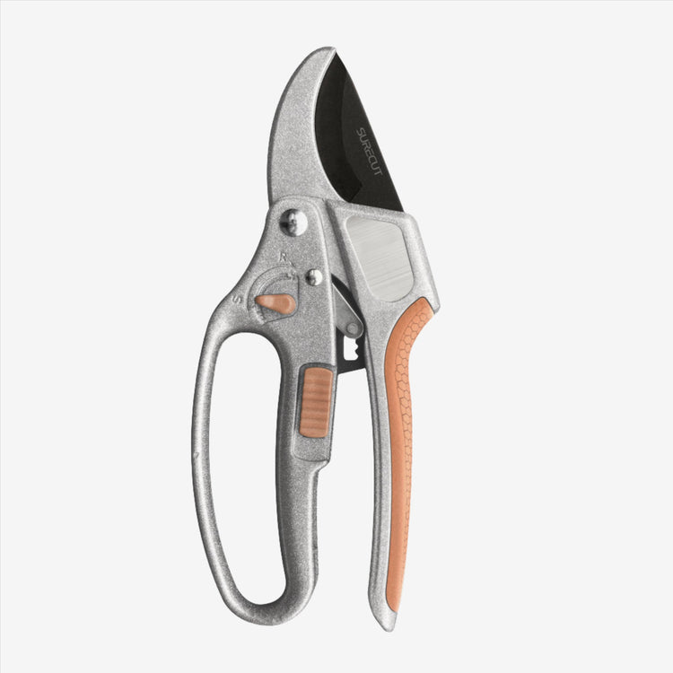 Kent & Stowe SureCut Hard Wood Ratchet Secateurs